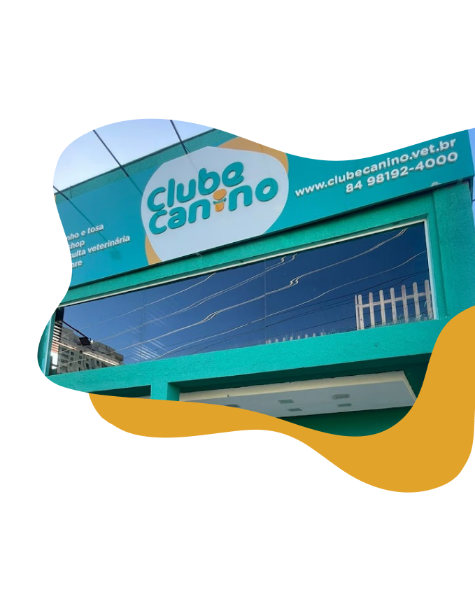 Imagem da fachada do Clube Canino